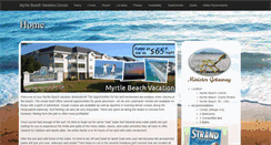 Desktop Screenshot of mbvacationcondo.com